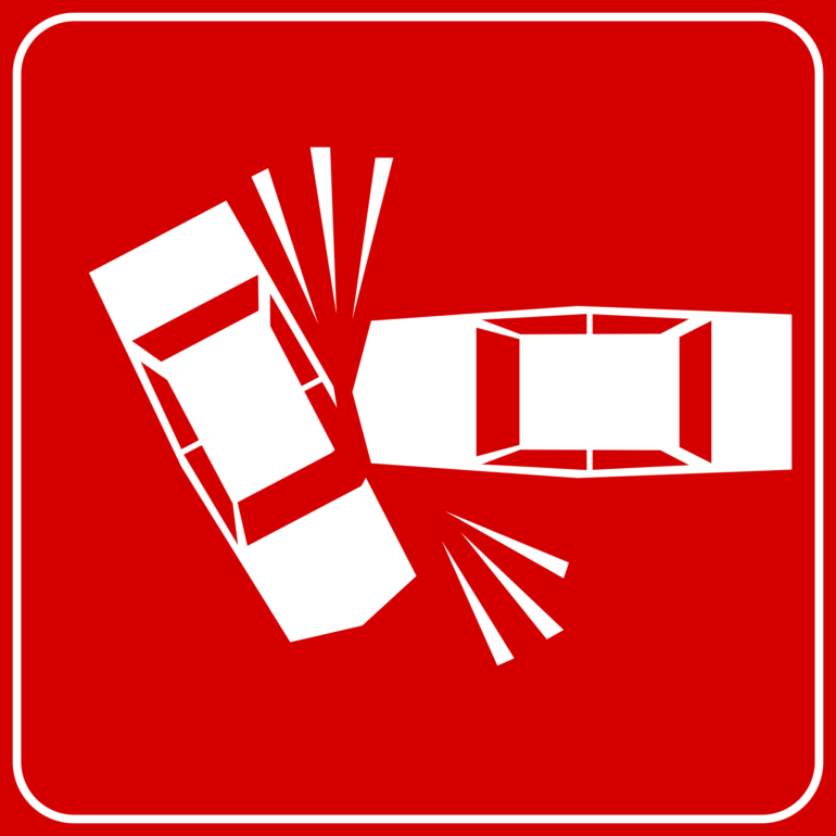 Italian traffic signs incidente.svg