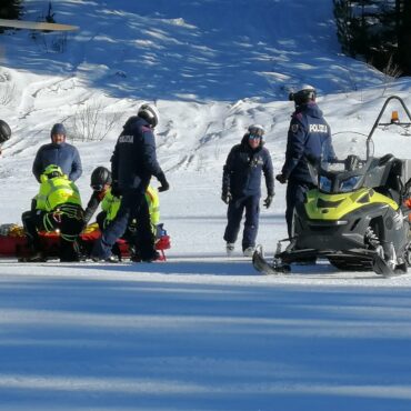 foto soccorso in montagna