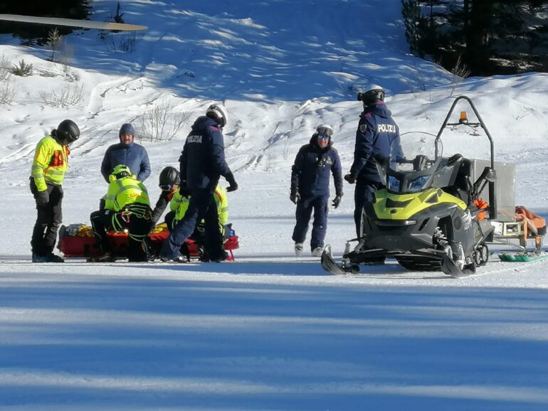 foto soccorso in montagna