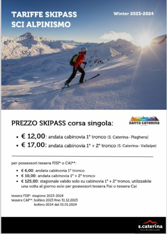 skipass scialpinismo