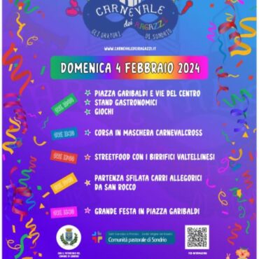 locandina carnevale sondrio