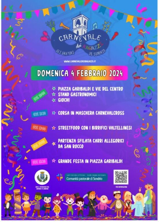 locandina carnevale sondrio