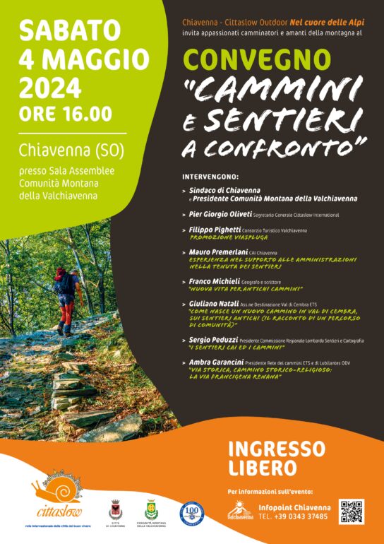 Locandina A3 CamminaChiavenna 2024 CONVEGNO WEB