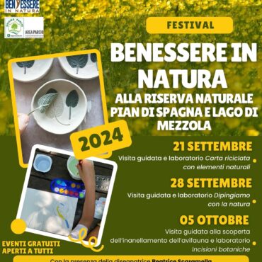 Benessere in natura Locandina RN Pian di Spagna e Lago di Mezzola 1