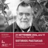 Teglio. A Palazzo Besta sabato 21 settembre, alle ore 11, il poeta greco Sotirios Pastakas, tra i protagonisti della scena letteraria internazionale, leggerà le sue poesie