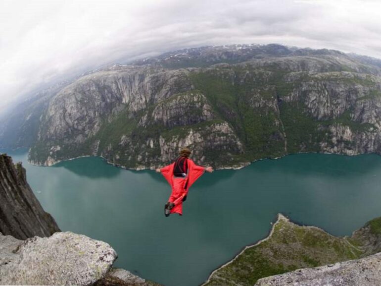 craziest base jumping travel destinations