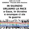 Sabato 2 novembre in piazza per la pace a Sondrio