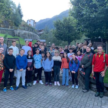 pio dodici la scuola va in montagna