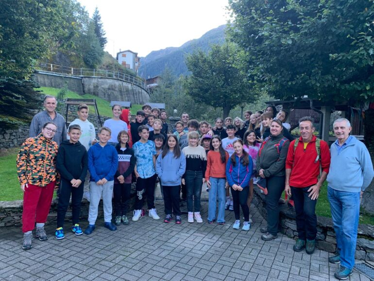 pio dodici la scuola va in montagna