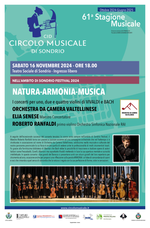 locandina concerto 16 novembre 2024