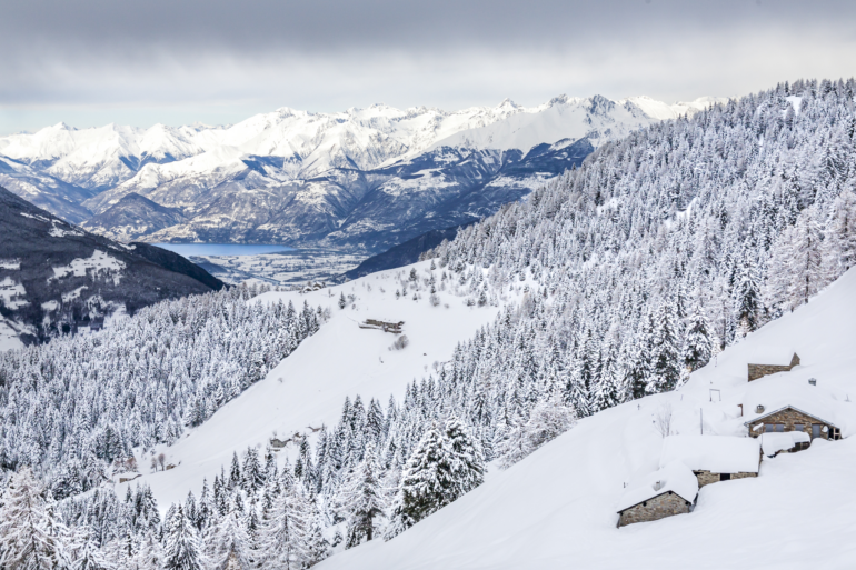 Inverno Valle del Bitto di Albaredo