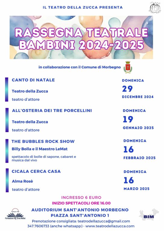 Locandina RASSEGNA MORBEGNO 2024 2025