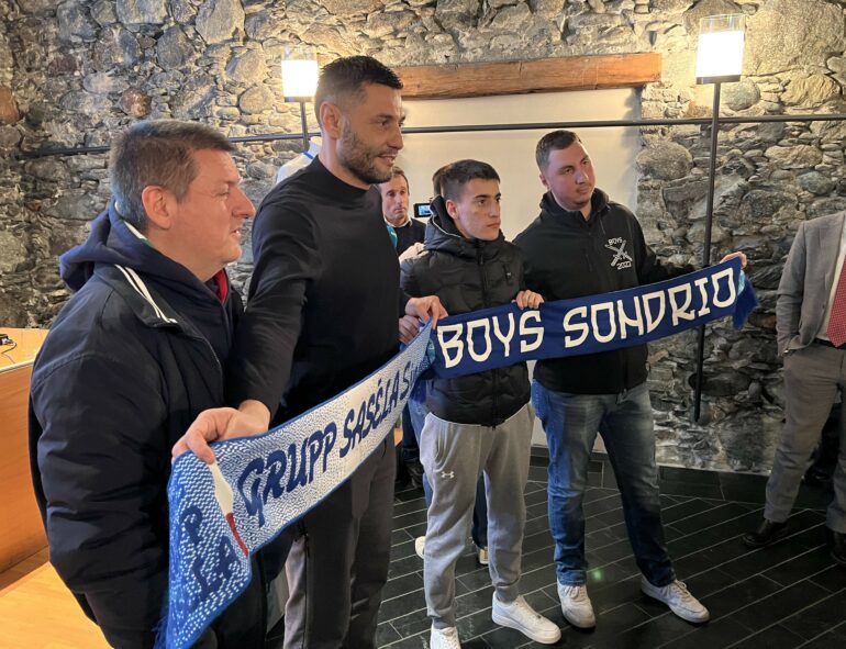 Marco Amelia coi tifosi