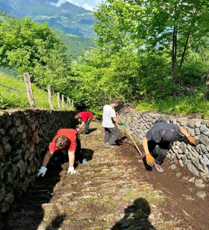 Albaredo Studenti al lavoro