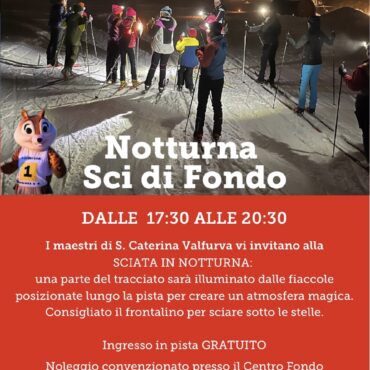 A SANTA CATERINA QUESTA SERA LA NOTTURNA DI SCI DI FONDO