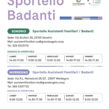 Assistenza familiare per gli anziani, richieste in crescita. Gli sportelli “badanti” ampliano gli orari di apertura