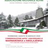 Gli Alpini di Morbegno commemorano l’82° anniversario delle battaglie di Warwaroka e Nikolajewka