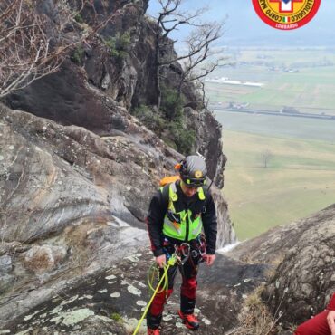 Soccorso alpino, “allenamento” a Samolaco per la squadra forra regionale