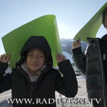 Bormio, il flash mob olimpico