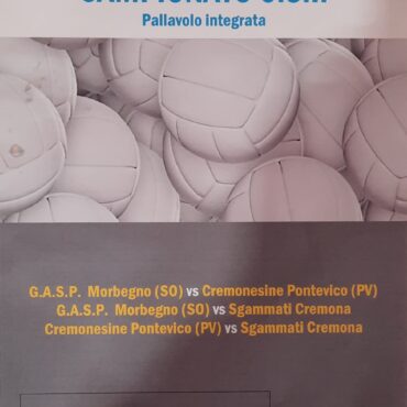 Campionato regionale CSI di pallavolo integrata: il 16 marzo tappa a Morbegno