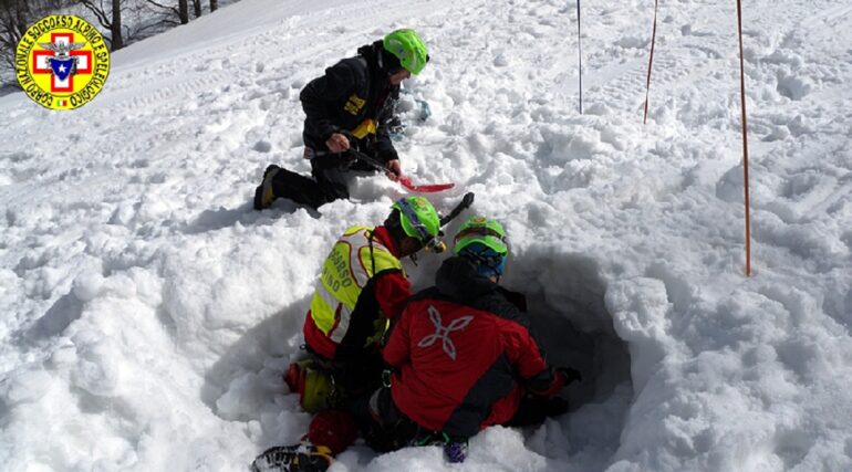 esercitazione soccorso alpino livata