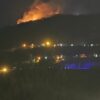 Gera Lario. Incendio nei boschi di Montemezzo