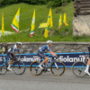 A Bormio “Passa il Giro” tra le bandiere gialle  di Coldiretti e la cornice incantata dell’Alta Valle