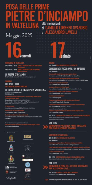 La locandina di Pietre dInciampo 2
