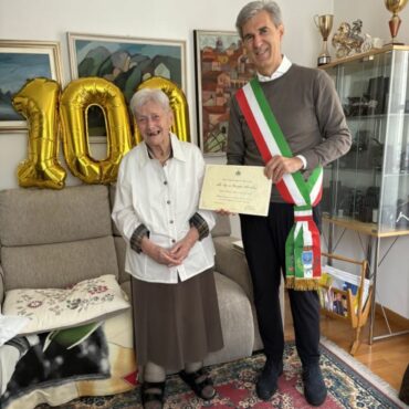 Sondrio festeggia la prima centenaria del 2025, la signora Giuseppa Cherubini