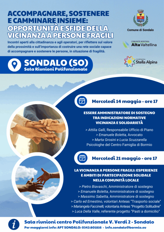 incontri persone fragili sondalo