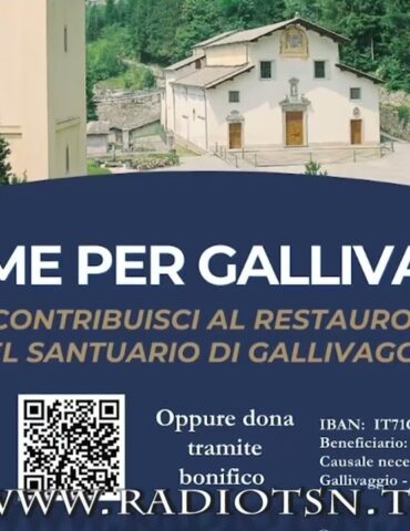 Gallivaggio, anniversario e colletta straordinaria l’8 giugno