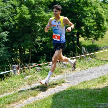 Filippo Bertazzini in maglia azzurra per il Mondialino U18 di corsa in montagna