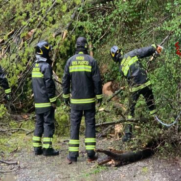 Maltempo. Una decina di interventi dei Vigili del Fuoco lungo l’intera provincia