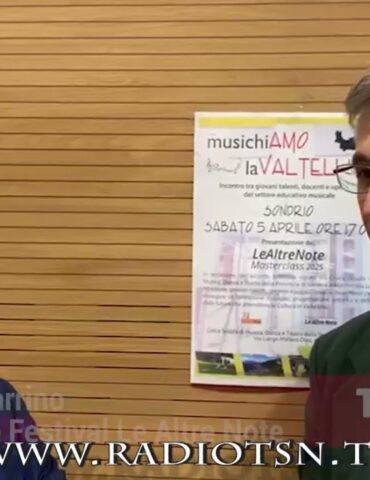 Civica Scuola e LeAltreNote un futuro musicale in Valtellina