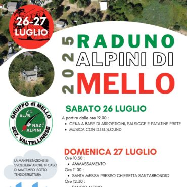 Mello, fine settimana… con la penna nera