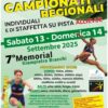 Atletica leggera su pista a Chiuro: Campionati Regionali Allievi/e e Memorial Bracchi
