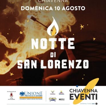 Notte di San Lorenzo a Chiavenna: la magia delle candele illumina il centro storico