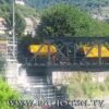 Primo test per il nuovo ponte ferroviario sul Mallero
