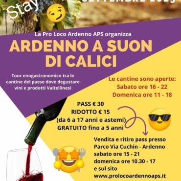 Ardenno a Suon di Calici 2025: vino, musica e tradizione in Valtellina