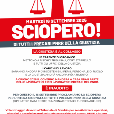 Sciopero nazionale Fp Cgil il 16 settembre: precari PNRR in protesta