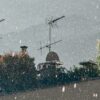 Foto curiosa di un lettore: neve a settembre?