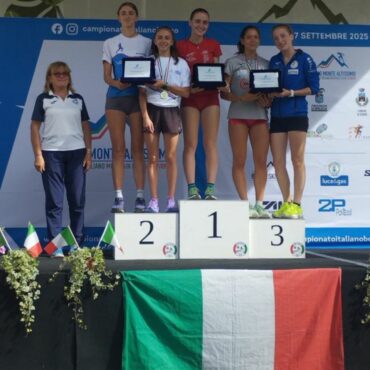 Corsa in montagna, il CSI Morbegno vince il campionato italiano di società nelle Juniores femminili. Il morbegnese Bongio bronzo nelle Promesse