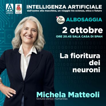 Michela Matteoli ad Albosaggia: il gran finale del ciclo sull’Intelligenza Artificiale
