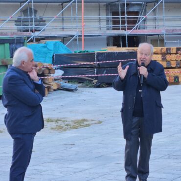 Santuario di Gallivaggio (SO): Visita del Cardinale Oscar Cantoni al cantiere di restauro nella memoria dell’Apparizione di Maria