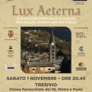 Coro Polifonico Siro Mauro a Tresivio: “Lux Aeterna” il 1° novembre