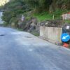 Strada per Arquino: riaperta al transito dopo la posa di una rete paramassi