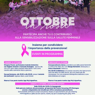 Ottobre in Rosa a Livigno: un mese dedicato alla salute femminile
