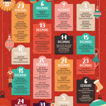 Natale insieme: Chiavenna si veste di luce. Mercatini, concerti ed eventi fino a Capodanno ed Epifania