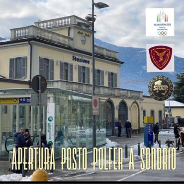 Sondrio: riapre il presidio della Polizia Ferroviaria in stazione dal 1° dicembre