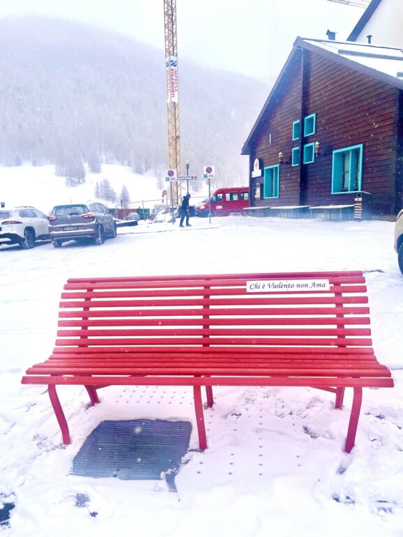 Panchina rossa Livigno